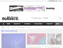 Tablet Screenshot of inavateapac.com